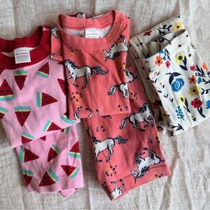 Hanna Andersson Girls Pajama Bundle – Size 5